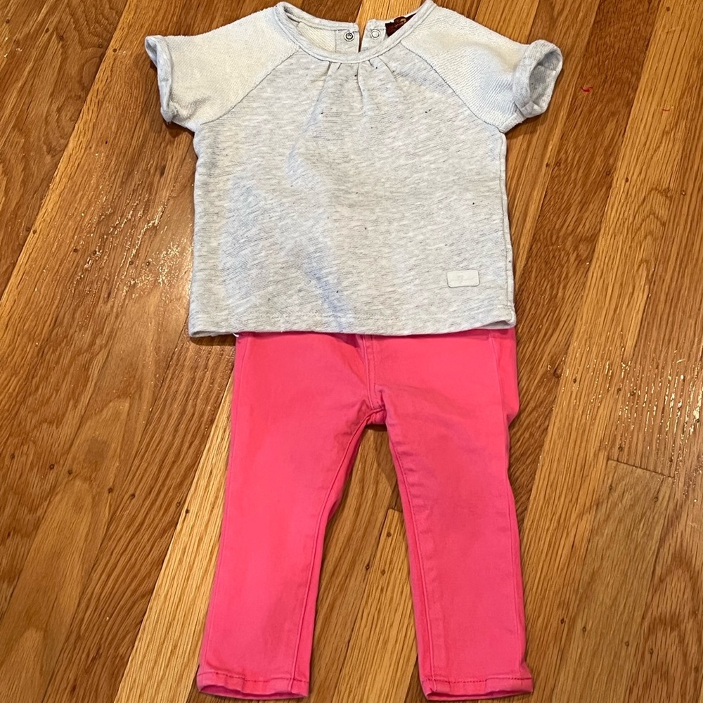Baby seven jeans matching set